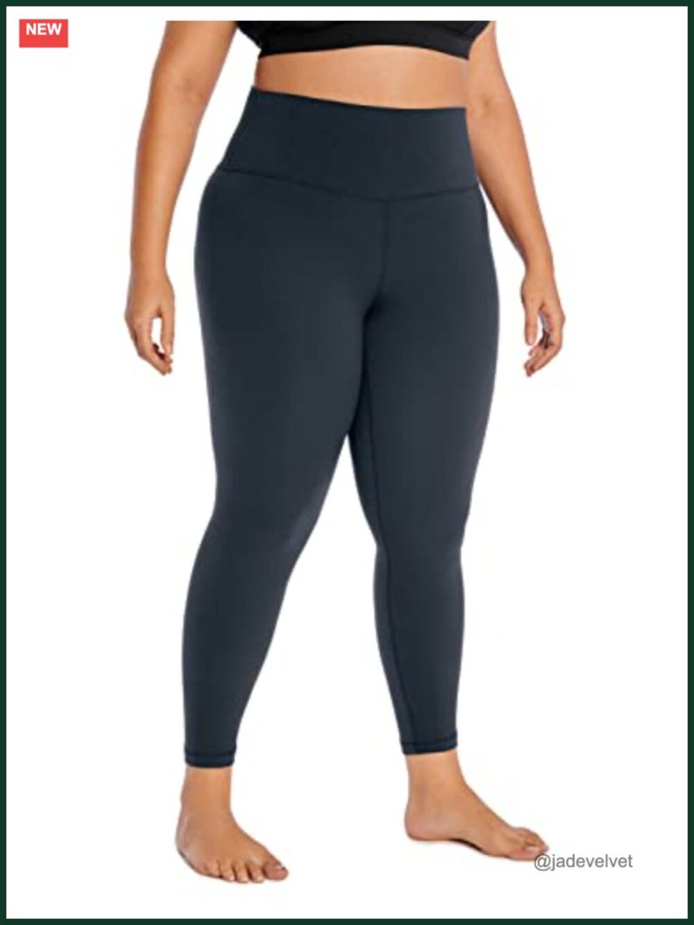 Butterluxe Plus Size Leggings 25" High Rise Skinny Workout Yoga Pants